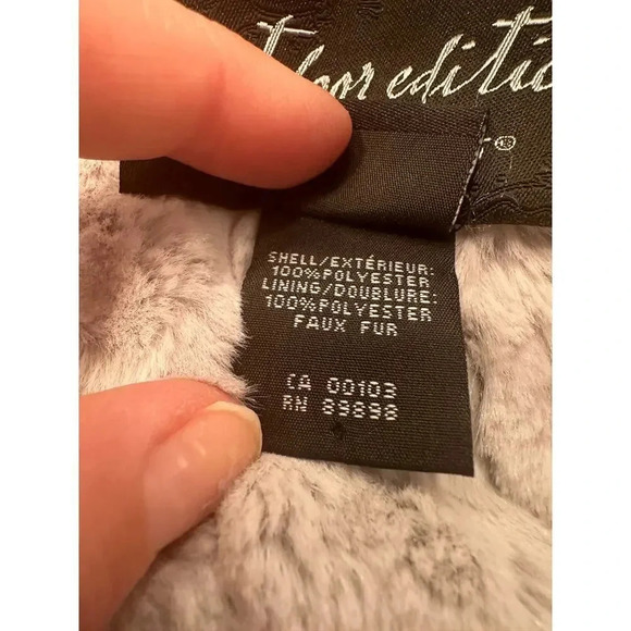 Outdoor Edition by Parkhurst Faux Fur/faux Suede Vest Medium - Picture 5 of 5